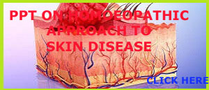 PPT ON HOMOEOPATHIC APPROACH TO SKIN DISEASE